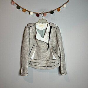 O'2nd metallic blazer moto jacket
